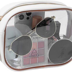 Stadium Approved Clear Bag for Women - Compact Crossbody Concert Purse
